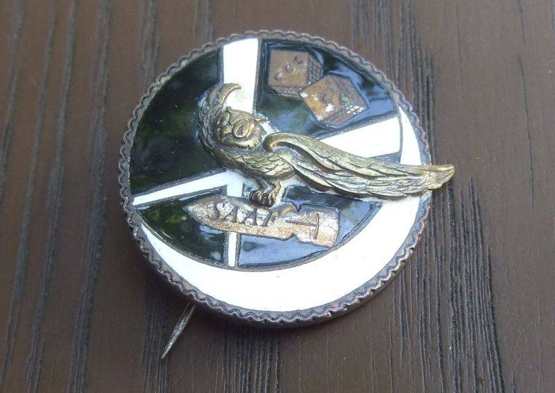 RARE WW2 SWEETHEART BROOCH OF THE 31ST SQUADRON - S.A.A.F