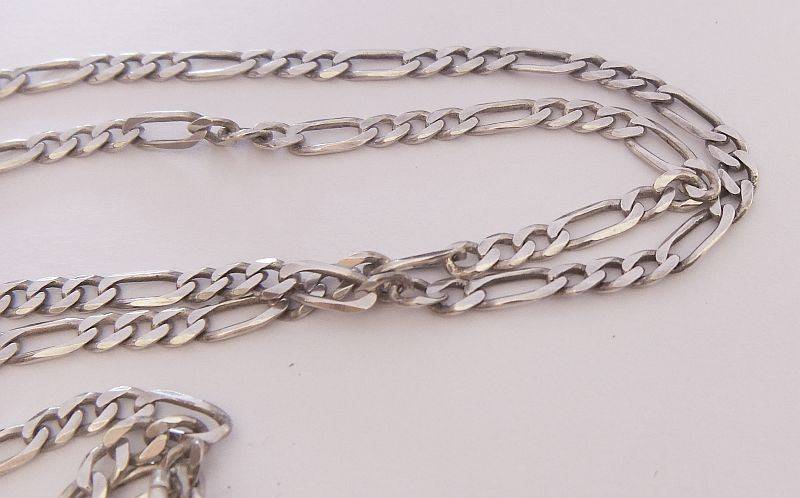 A GREAT QUALITY STERLING SILVER NECKLACE WITH A VINTAGE 1955 TWO AND A HALF SHILLING COIN PENDANT !!