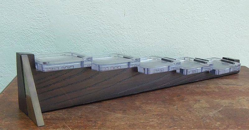 A RARE VINTAGE JOHNNIE WALKER WHISKEY BOTTLE DISPLAY STAND