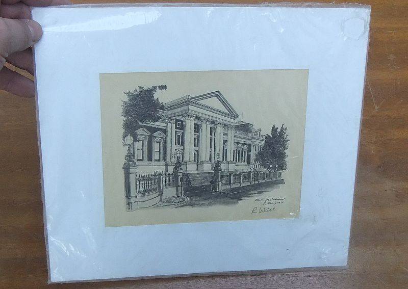 13 PIECES !! UNFRAMED !! OIL ON BOARD ,ETCHINGS, SIGNED PRINT ,WATERCOLOR, SKETCHES !! BID FOR ALL