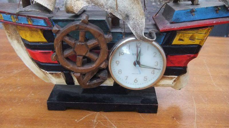 PROBABLY THE MOST KITSCH CLOCK IN THE WORLD - HAND MADE WITH MUSICAL MECHANISM - READ DESCRIPTION ..