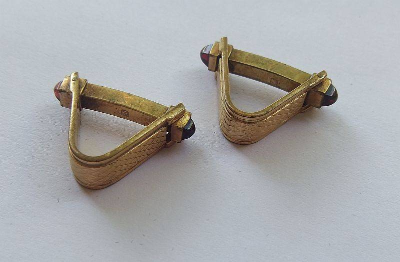 VINTAGE CUFFLINKS - DESIGNER STAMP - FREE COMBINING