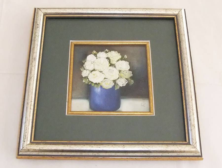 An original mixed medium miniature painting by Tulbagh artist Rochelle Beresford
