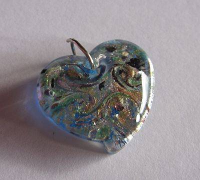 A GLASS PENDANT