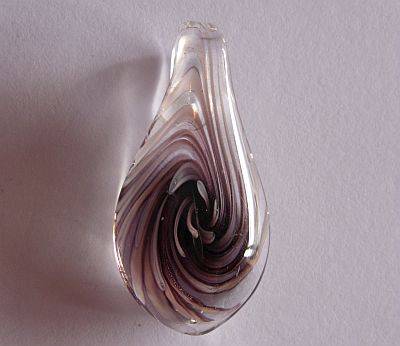 A GLASS PENDANT