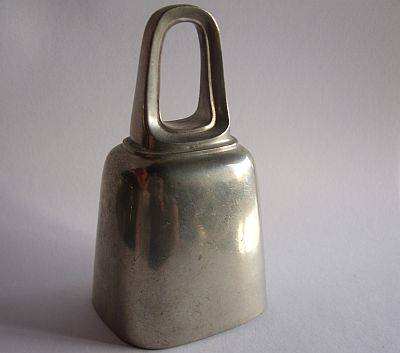 COLLECTABLE - PEWTER BELL BY DANISH DESIGNER JUST ANDERSEN
