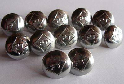 OLD SOUTH AFRICAN POST OFFICE METAL BUTTONS X 12