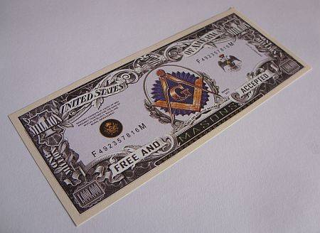 A FREEMASON 1 MILLION DOLLAR  NOVELTY BILL - LAST 72   ! ! !
