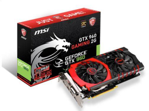 Awesome MSI GTX960 2GB Overclocked Edition - gaming graphics card - retail R4199