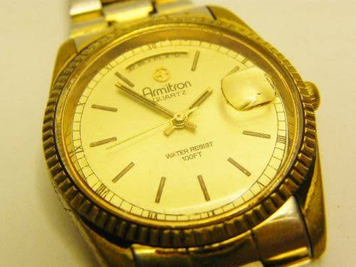 Armitron Quartz Mens Wristwatch - not working - as per photo