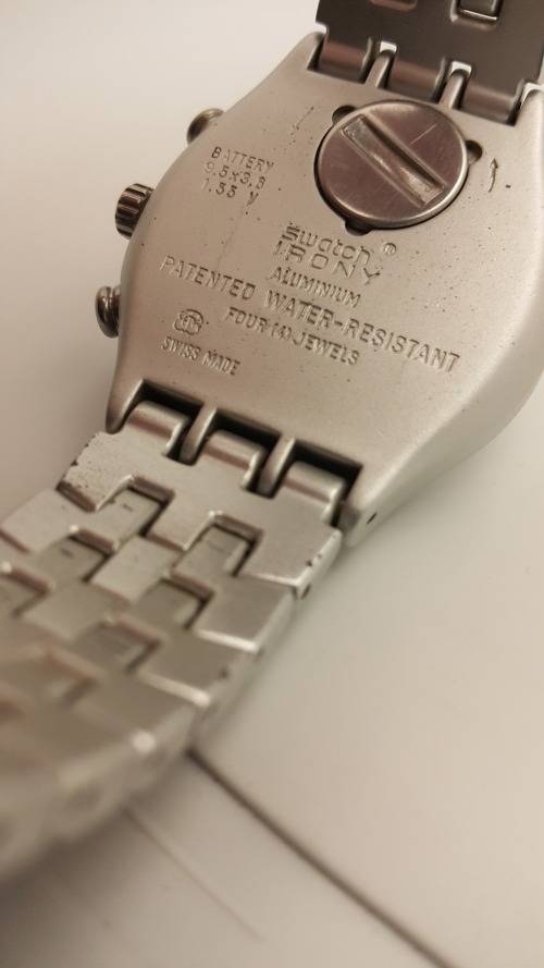Swatch Irony Aluminium - Water resistant Mens Watch SECOND HAND