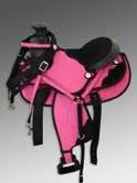 Western Pink Kids Saddle
