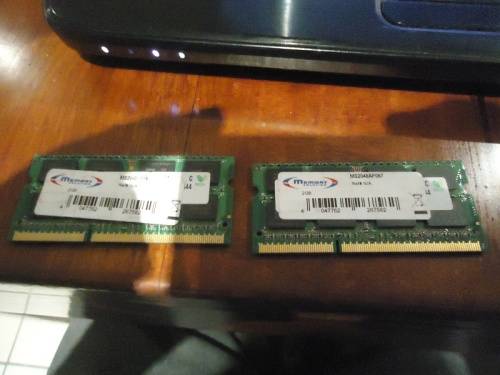 Hynix 4GB (2x2GB) 1Rx8 PC3-10600S DDR3 Laptop Memory (RAM)