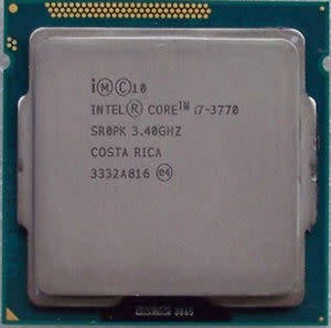 Intel Core i7 1155 CPU i7-3770 3.4GHZ Turbo to 3.9GHZ.Perfect Working Order
