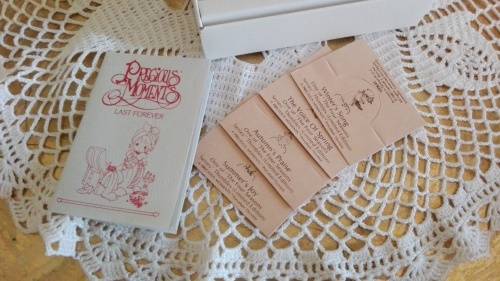 4 Boxed Enesco Precious Moments Four seasons limited edition thimbles.