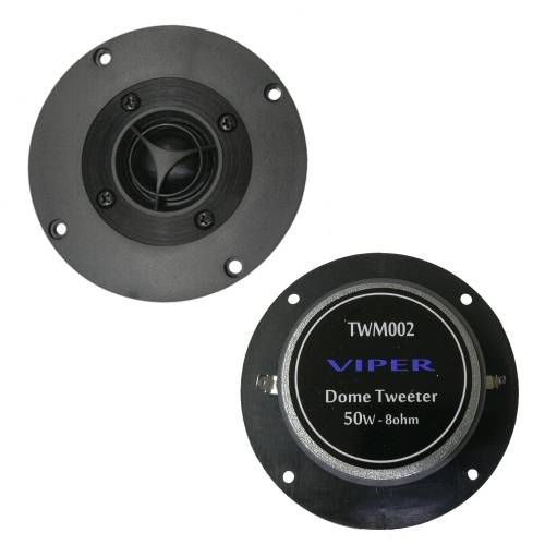 VIPER HIGH FREQUENCY DOME TWEETER 50W 8 ohm