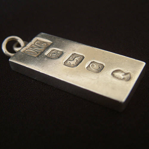Hallmarked Sterling silver pendant bar