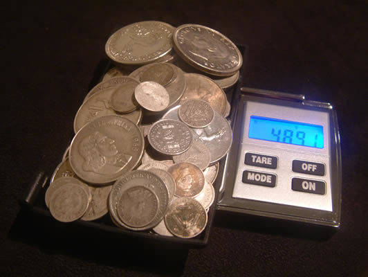 Pocket jewelers scale. Essential tool for determining gold and silver value. by www.fine999.com