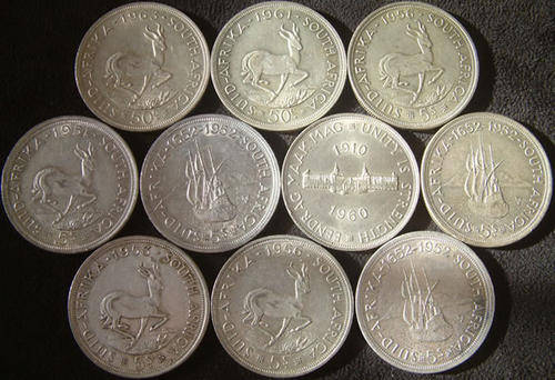 50% Silver South African legal tender coin by fine999.com