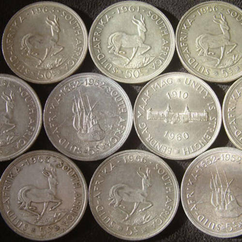 50% Silver South African legal tender coin by fine999.com