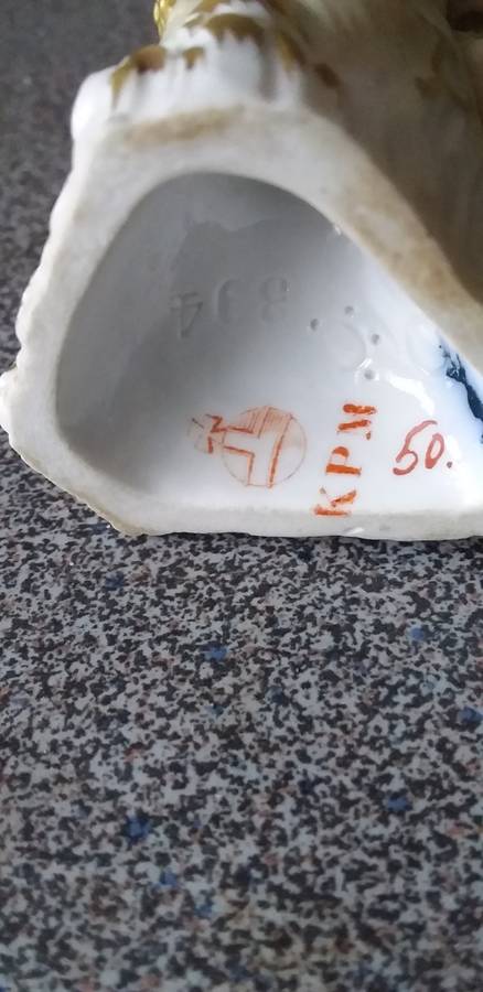 Rare Antique 19thc German Berlin KPM Figure of Young Boy