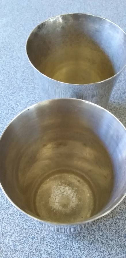 A Pair Of Vintage WMF Silver Plated Tumblers