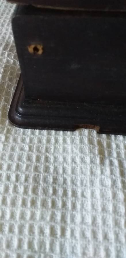 Vintage Silver And Wood Cigar Box