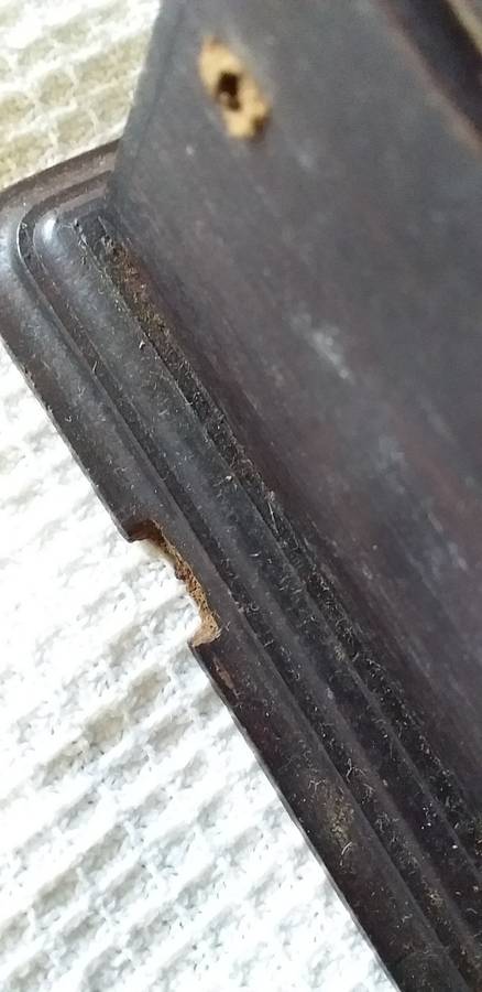 Vintage Silver And Wood Cigar Box