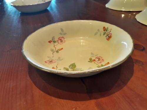 Vintage 1940 Alfred Meakin Royal Marigold  4 porridge bowls
