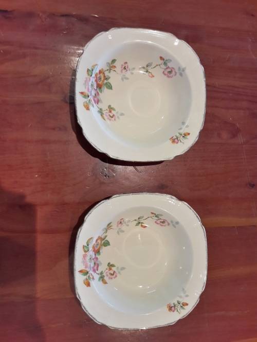Vintage 1940 Alfred Meakin Royal Marigold 6 small bowls