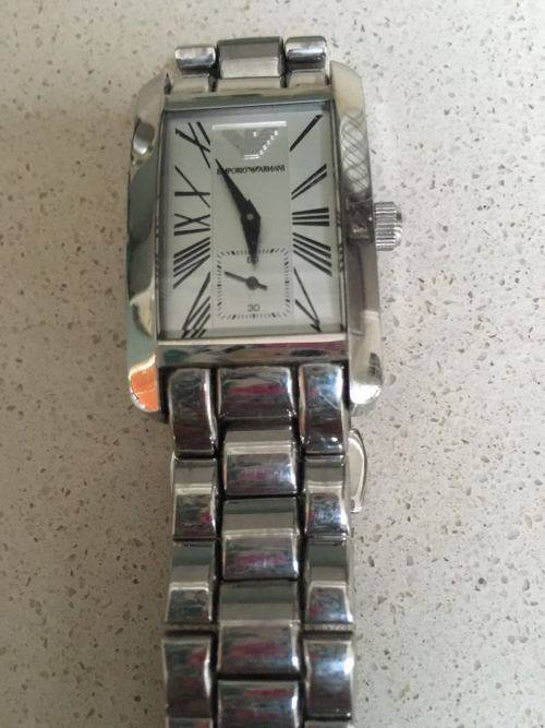 Emporio Armani Watch Silver Metal