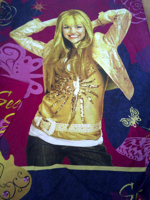 Hannah montana reversible duvet