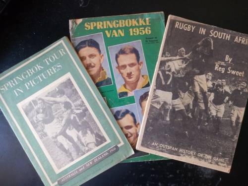 Three Rugby brochures: 1956-1957