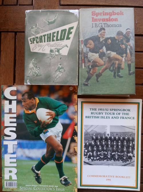 4 Rugby books. See details below