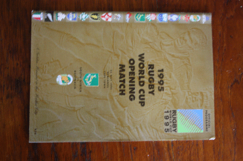 Match programme: South Africa vs Australia 1995 RWC