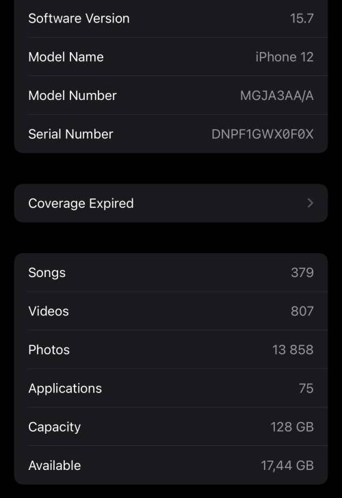 iPhone 12 128Gb Black