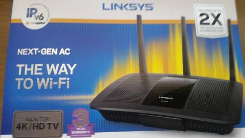 ROUTER Linksys EA7500 Max-Stream AC1900+ MU-MIMO Gigabit Wi-Fi (FIBRE) Router