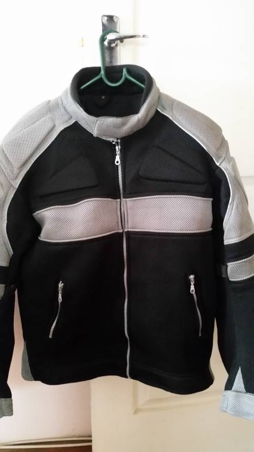 FLYING BIKERS MENS MESH FULLY BREATHABLE MOTORCYCLE JACKET SIZE X-LARGE