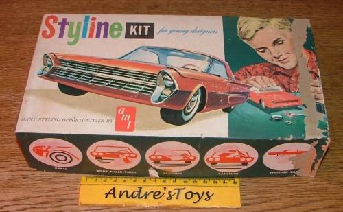 Rare Vintage Kit by AMT - BOXED ~ Ford Galaxie S121 ~ Part Built