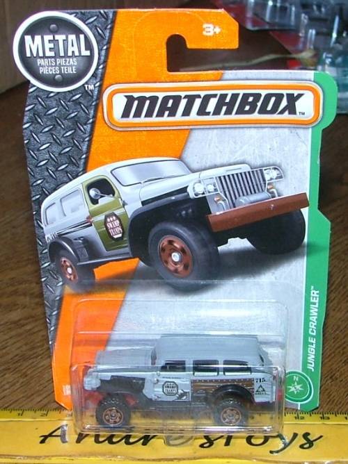 2016 Matchbox ~ No106/125 Jungle Crawler ~ Mint on Long card