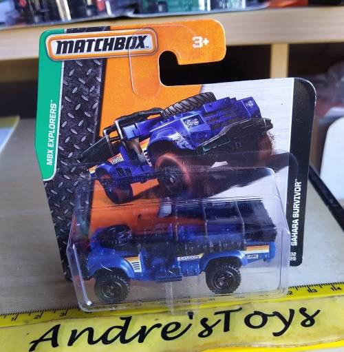 2014 Matchbox ~ 102/120 Sahara Survivor ~ Mint on Short card