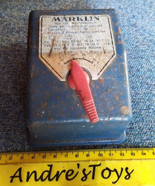 Model train ~ Marklin ~ HO ~ Transformer/Controller