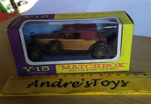 Matchbox Models of Yesteryear ~ Y15 1930 Pachard Victoria ~ Boxed