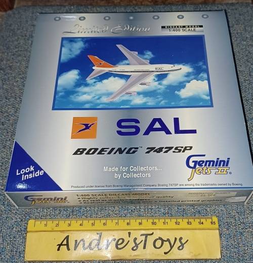 Gemini Jets II  ~ SAL Boeing 747SP ~ 1:400 ~ ZS-SPE