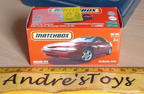 2021 Matchbox ~ Grab Box ~ 88/100 ~ `Subru SVX ~ Mint in sealed box
