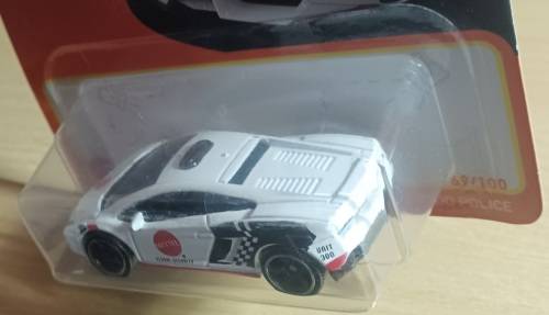 2021 Matchbox ~ #69/100 MBX Lamborghini Gallardo Police ~ Short card