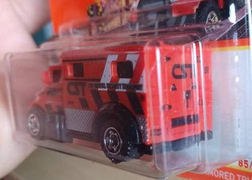 2022 Matchbox ~85/100 ~ MBX Armored Truck ~ Mint on Short card