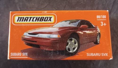 2021 Matchbox ~ Grab Box ~ 88/100 ~ `Subru SVX ~ Mint in sealed box