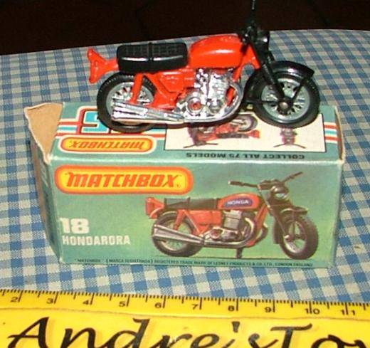 Matchbox / Lesney ~ Superfast ~ No18 Hondarora - with Original Box