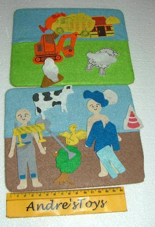 ANTIQUE VINTAGE ~ Felt Learn & Fun